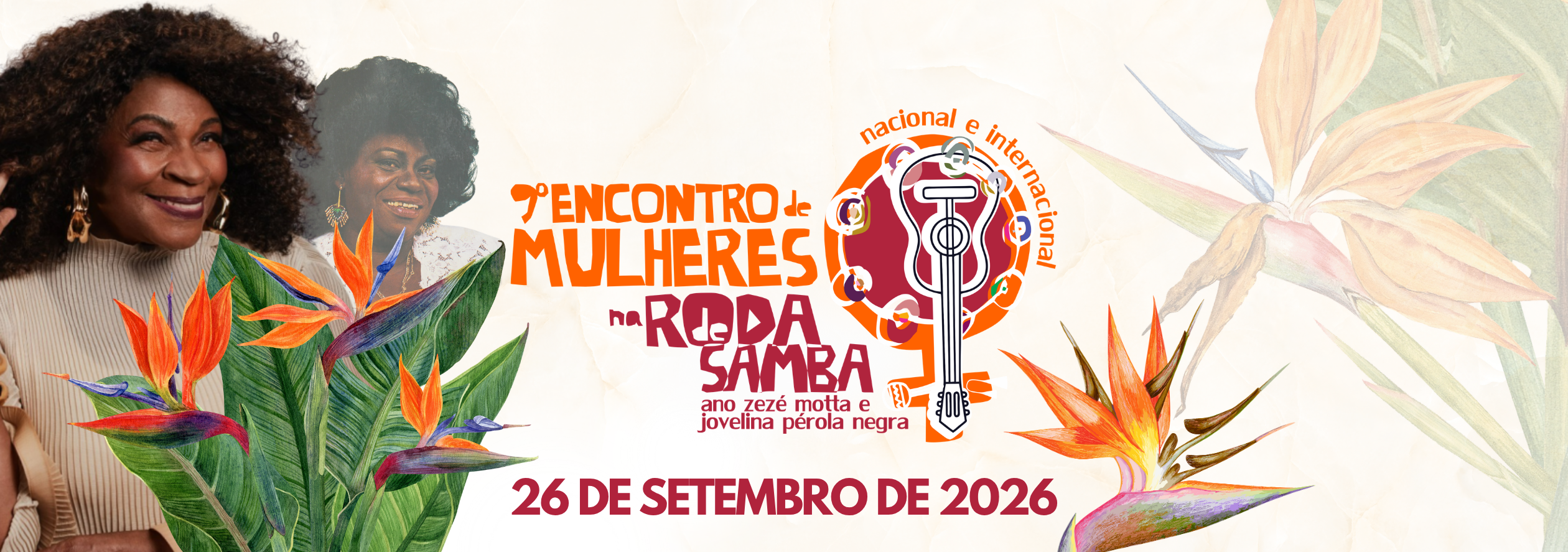 Nono encontro nacional de mulheres na roda de samba